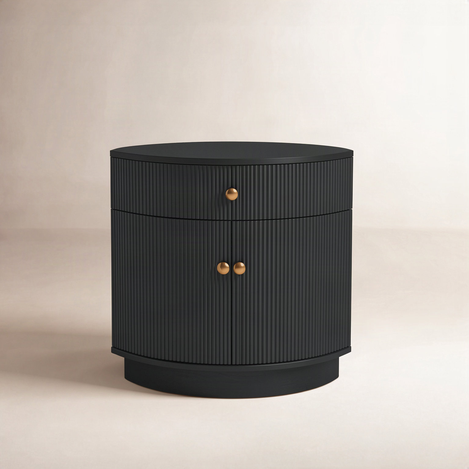 Erinn 1 - Drawer Nightstand, Black