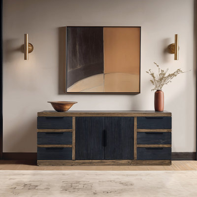 Fardeen 76'' Solid Wood Sideboard