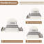 Base de lit tapissier avec 2 tiroirs de rangement Modern - Boucle Modern-92389898-92389901