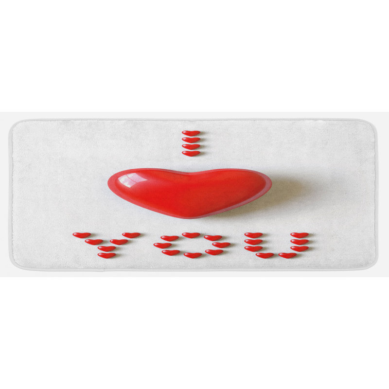 Tapis de cuisine I Love You