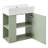 21.6" Bathroom Vanity With Ceramic Top-107239775