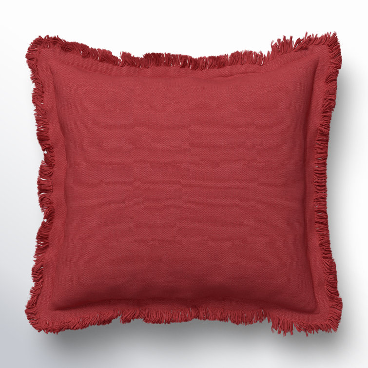Porter Square Cotton Pillow Cover and Insert