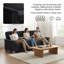 Canapé contemporain en tissu Snowfleece-1106793338