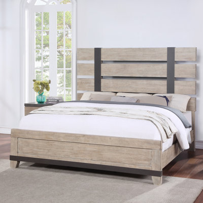 Chadha Solid Wood Bed