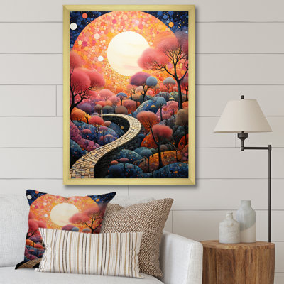 «Dangirutis River Whimsical Thorugh Forest Landscape V», reproduction sur toile