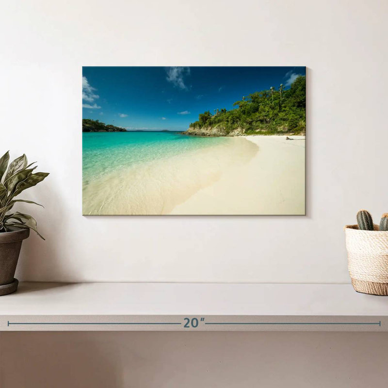 Plage de la baie tropicale Gillard, H 8 po x l 12 po