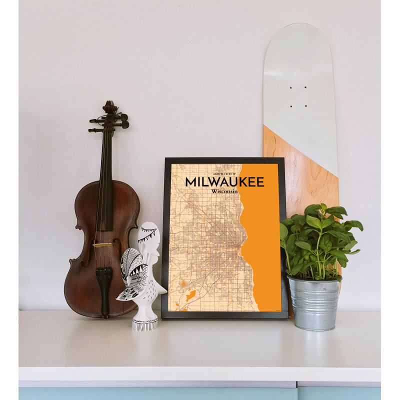 «Milwaukee», impression sur papier non encadrée, H 20 po x l 16 po