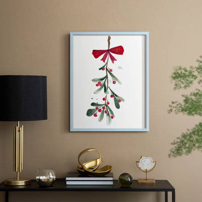 Warm Winter Wishes VI, reproduction encadrée - bois massif