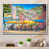 White Floater Framed