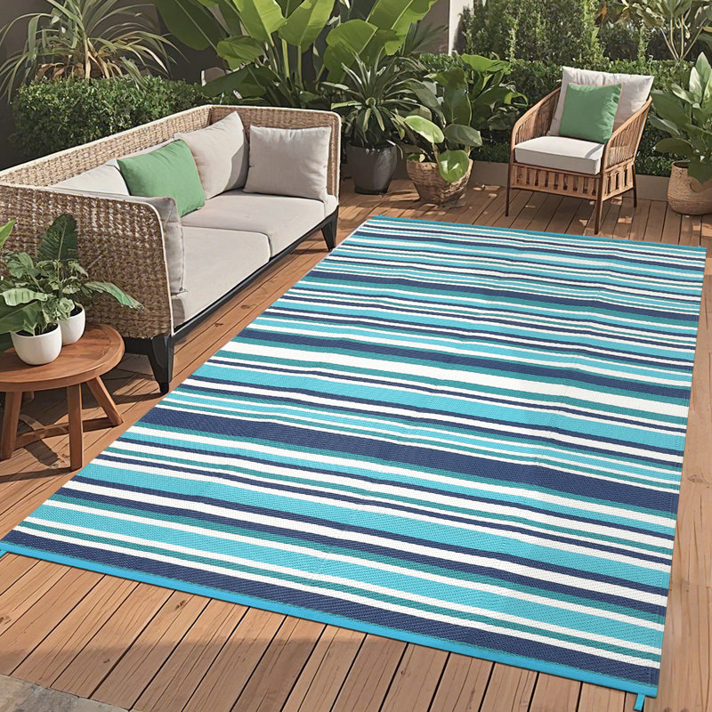 Area Rug, Blue, Runner 270 x 549 cm