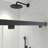 North American Frameless Double Sliding Matte Black Shower Door With Adjustable Soft Closing Function 8Mm Tempered Glass With Nano Easy Cleaning And Stick Explosion-Proof Menbrance
