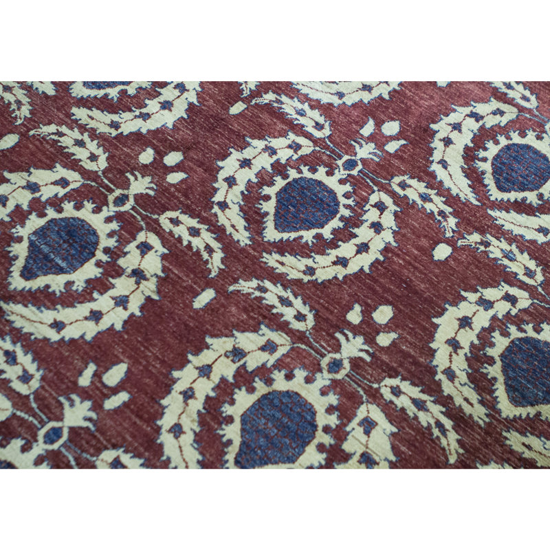 Hand Woven Wool Abstract Area Rug