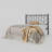 Carragan Metal Platform Bed-1028088118-1028088072