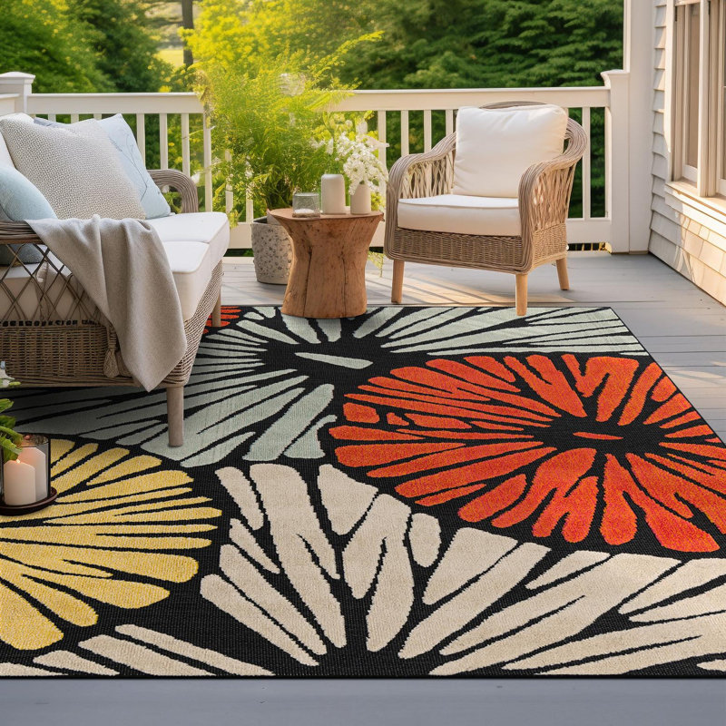 Tapis Bungalow Rose Cabana Caimin, Carré 7 pi 10 po