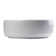 EAGO 15.75'' White Porcelain Circular Bathroom Sink with Overflow