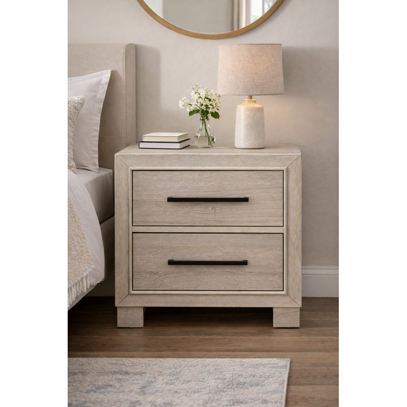 Sutherland 23.5" W 2-Drawer Nightstand
