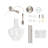 Moten 1-Light 10.75" W x 15.25" H Single Pendant-553066248-553096731-564798327