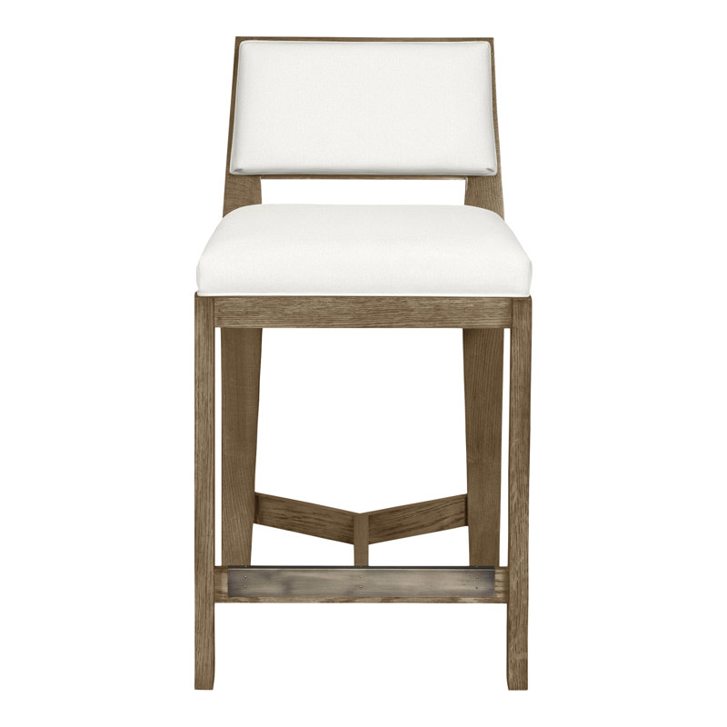 Thom Filicia Solid Wood 32.5" Bar Stool, Tommy Snow, Hampton