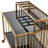 Rutherford Metal Bar Cart