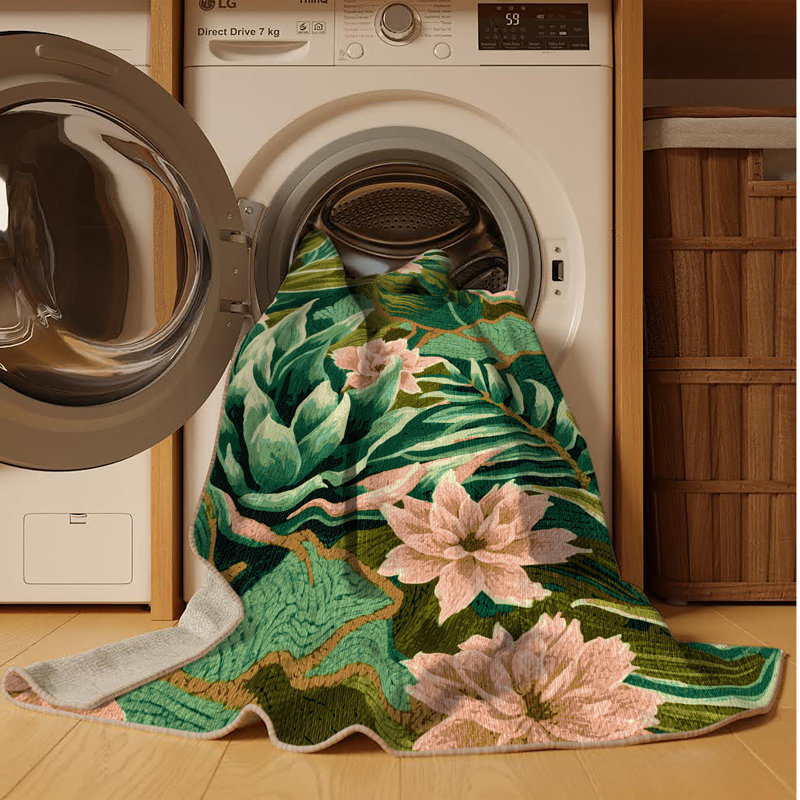  Tapis lavable de légumes glacés, Rond 6 pi