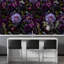 Papier peint floral noir Moody