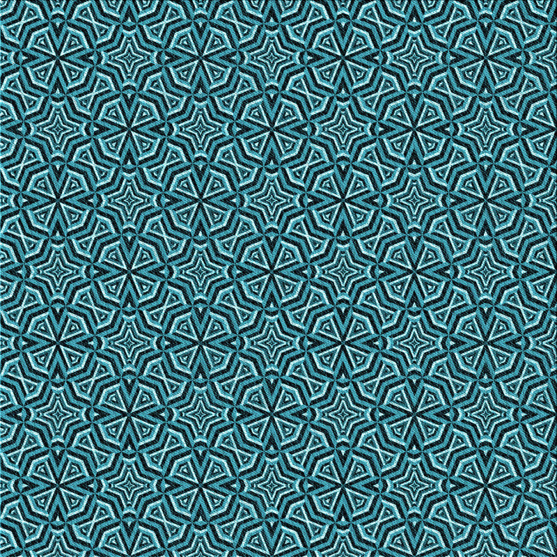 Geometric Indoor Rug, Square 4'