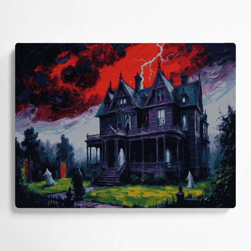 Halloween, horreur classique, affiche de film en métal, art mural mauve