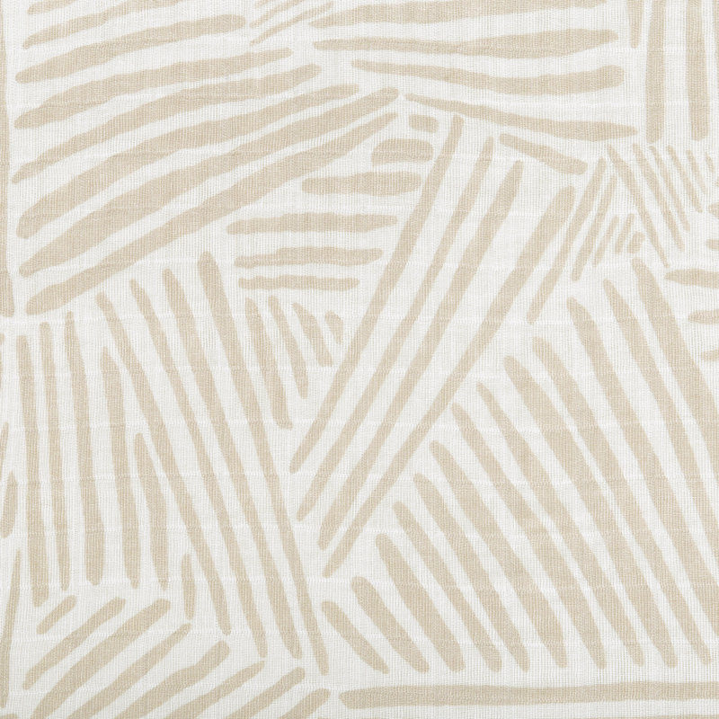 Oat Stripe Quilt In 3-Layer Muslin Cotton