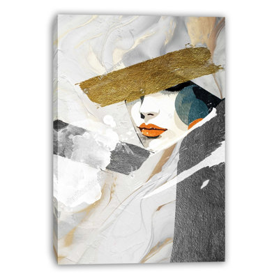 Art mural sur toile Golden Veil