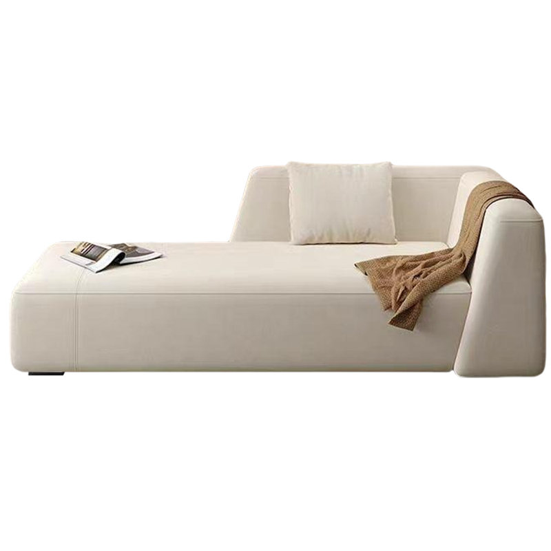 Fauteuil inclinable en éponge High High, Accoudoir à droite (vu de face), Beige