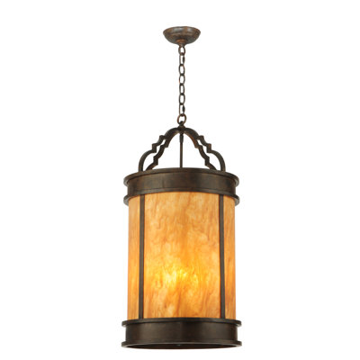 Wyant 4 - Light Lantern Drum Chandelier