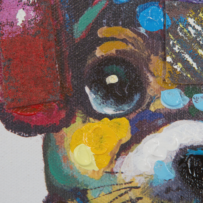 « dog battements iv », art sur toile