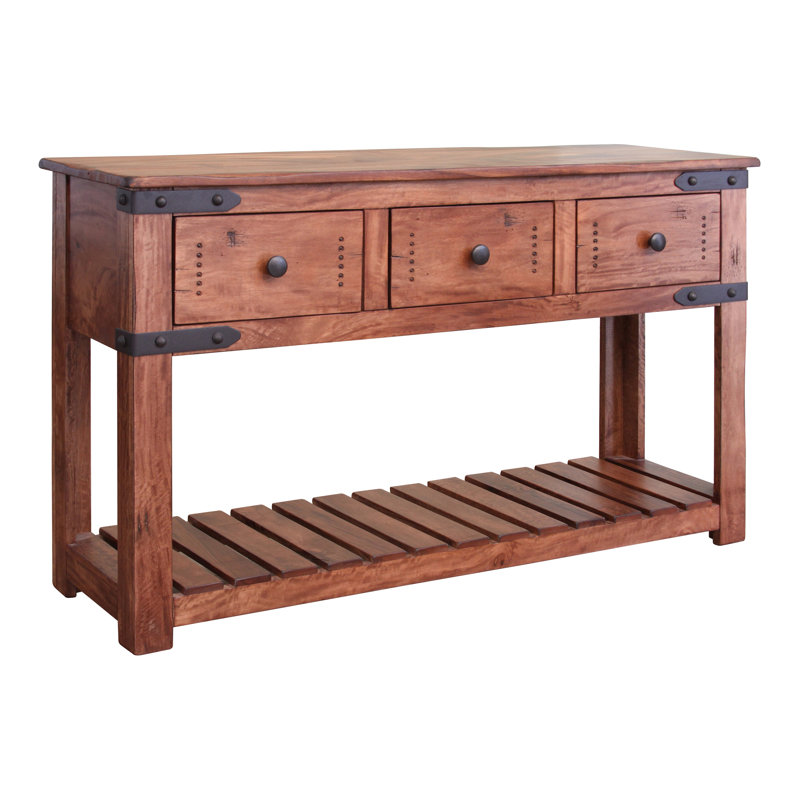 55'' Solid Wood Console Table