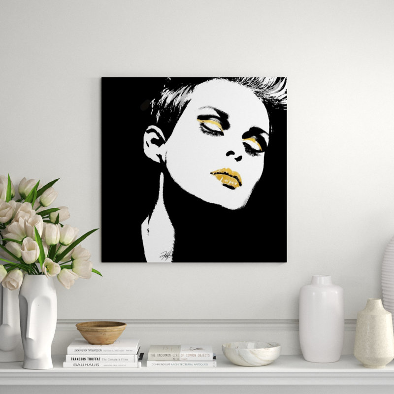 Glam Rock III Painting by Kelli Ellis, 24" H x 24" W, Glass Coat
