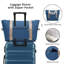 Ensemble de valises Hardshell en ABS - Valises légères et durables avec deux roues pivotantes, tailles de bagage à main et pour bagages