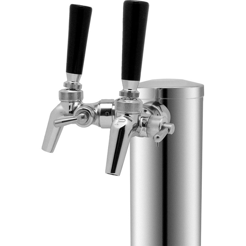 Kegco Stainless Steel Dual Tap Conversion Kit with