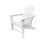 Chaise Adirondack d'extérieur en plastique / résine Atlantic Classic