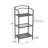 3-Tier Metal Bathroom Storage Shelf Grey-286321778