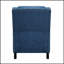 Chaise inclinable Modern Home Furniture avec tissu texturé bleu, garniture cloutée et mouvement d'inclinaison automatique pour un confort et un style ultimes-687394769