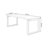 Tan Rectangular Solid Wood desk-109310191