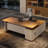 62.99"Minimalist Natural Wood Tone L-Shaped Office Desk-2111183902