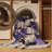 Washable Island Purples Hawaiian Area Rug-64024970