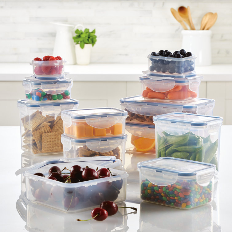 Rachael Ray Leak-Proof Stacking Food Storage Container Set - 20 Piece