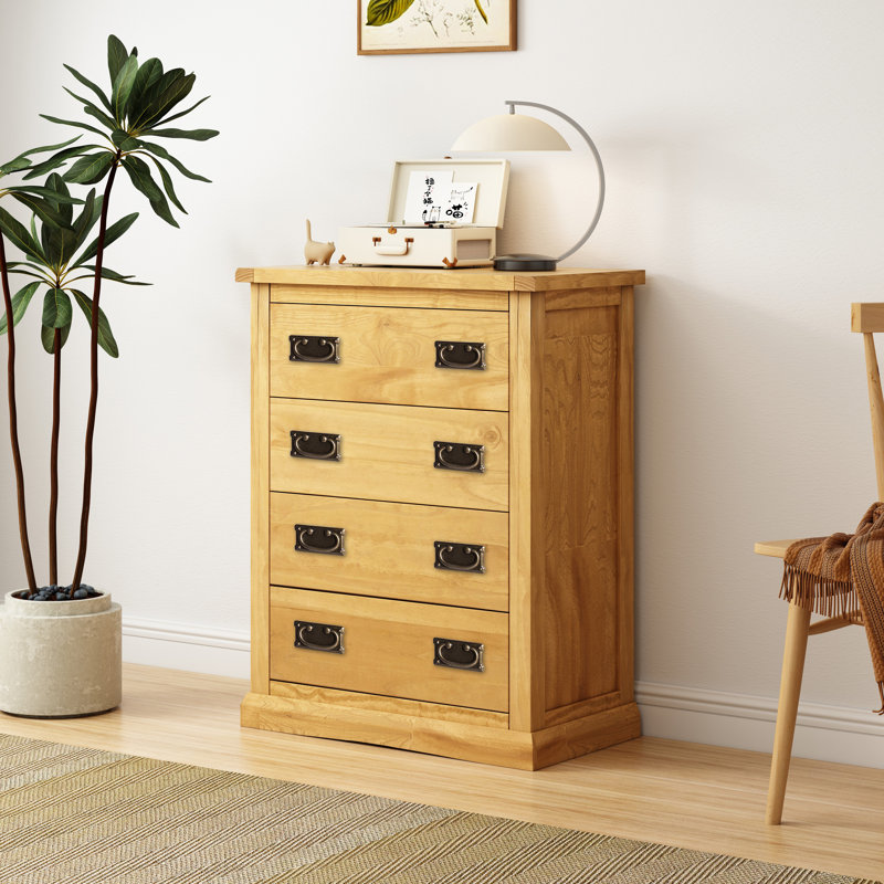 Nagle 70cm W 4 - Drawer Chest of Drawers, Chamfered