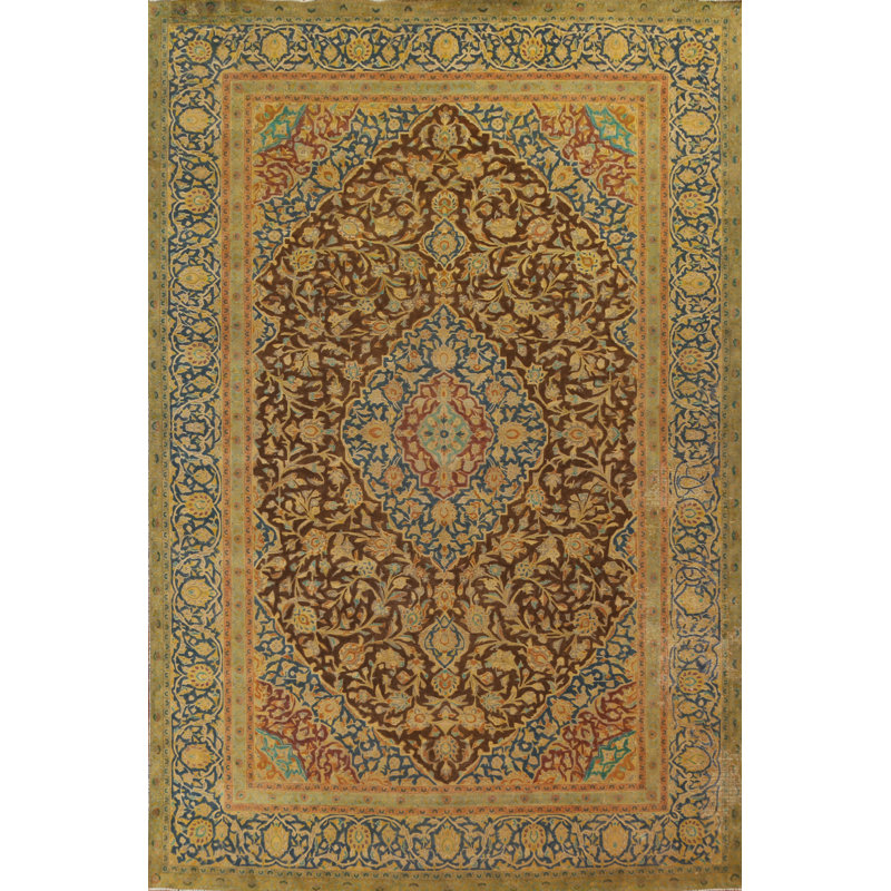 Tapis traditionnel fait à la main 10 x 13