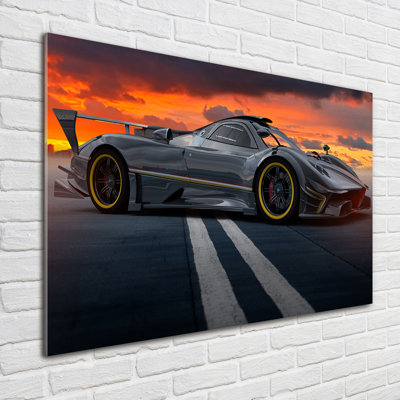 Racer - No Frame Print on Glass