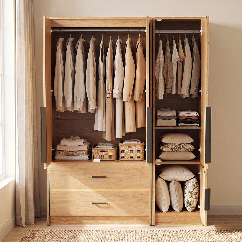 Armoire 3 portes avec miroir pleine grandeur