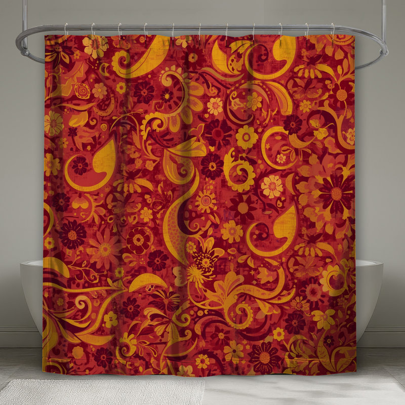 Rideaux de douche Vibrant Floral, 70in W x 84in H