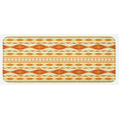 Rustic Polyester Kitchen Mat