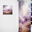 Adaline - mauve et doré lac et montagne V - rideau en velours moderne - obscurcissant - 1 panneau-606030089